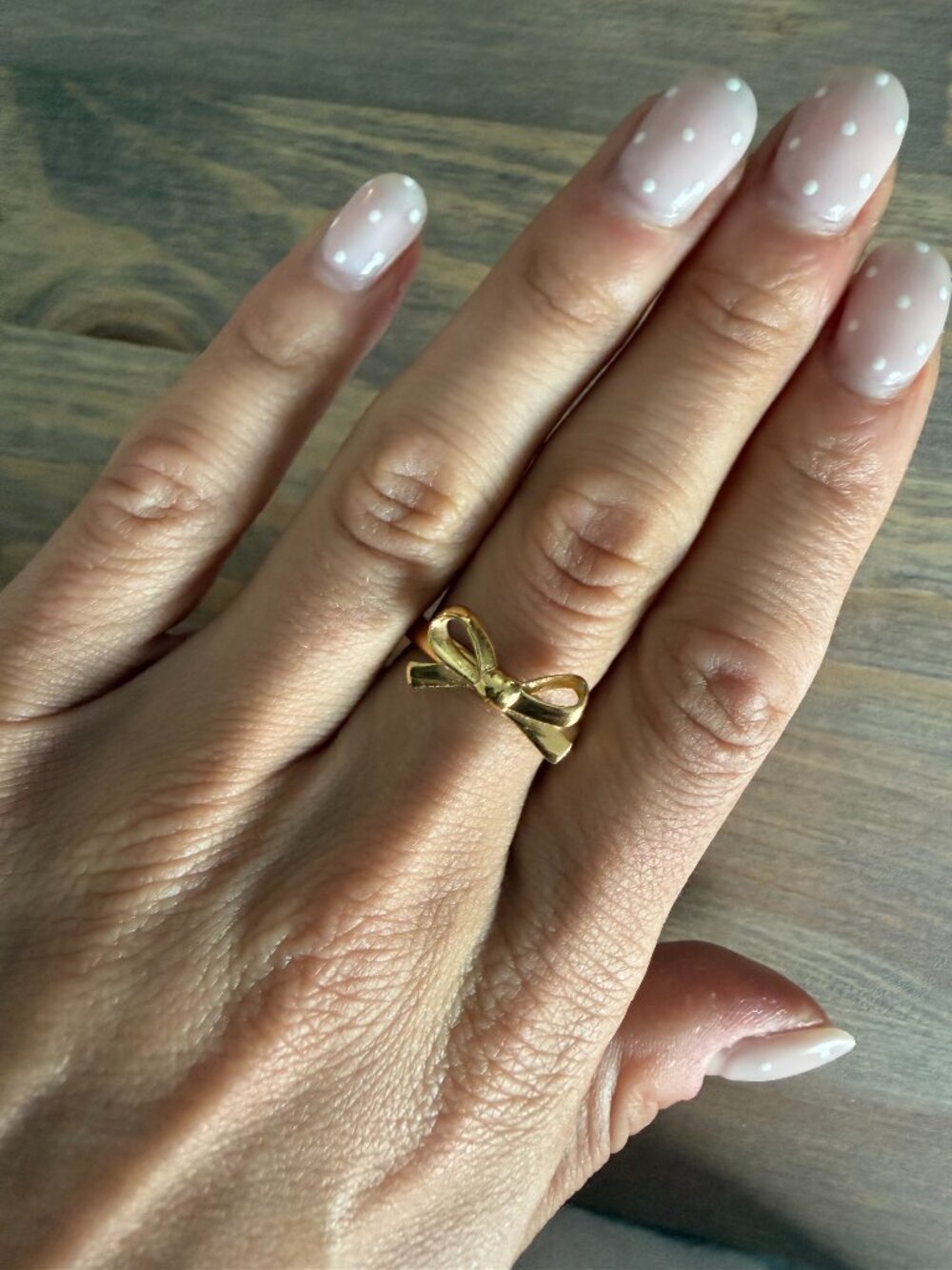 Kate Spade New York Gold Bow Ring Size 9